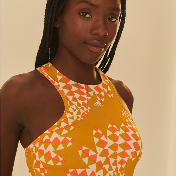 Adidas x Farm Rio Psychedelic Wave Racerback Cutout Dress. Size S. NWT - Picture 2 of 7